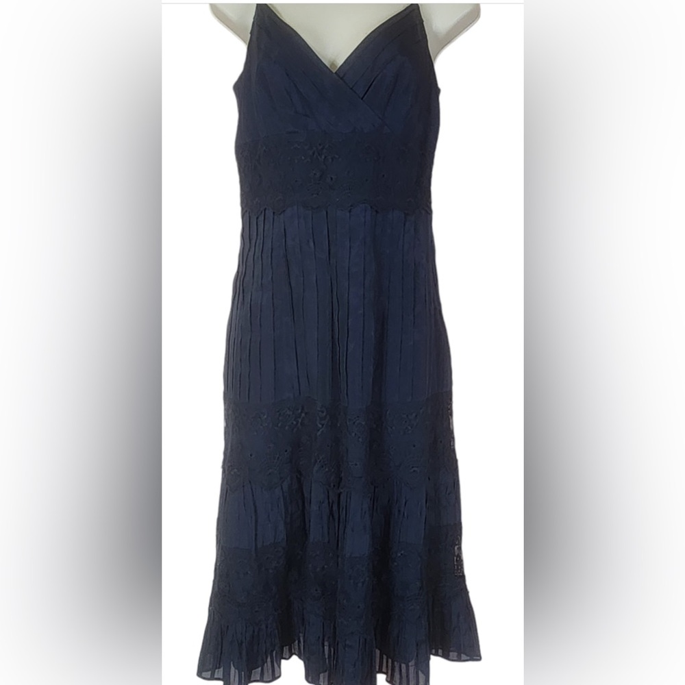Ann Taylor Lace Trim Dress